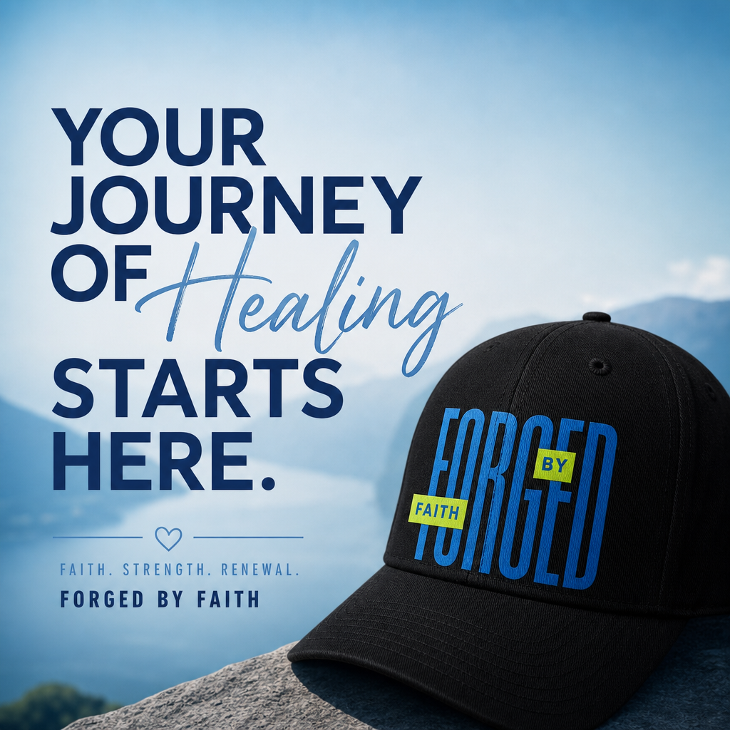 'Forged by Faith' Inspirational Cap