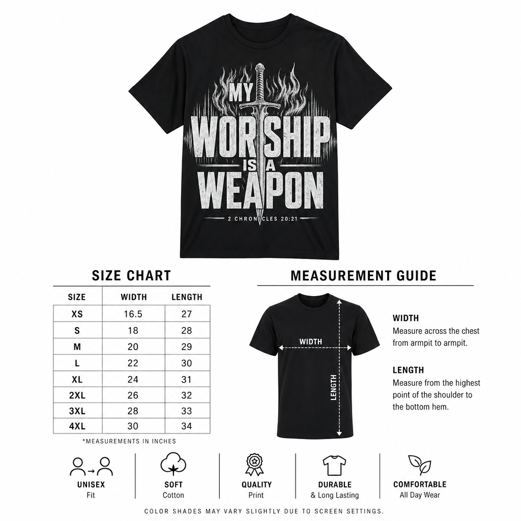'My Worship Is a Weapon' T-Shirt