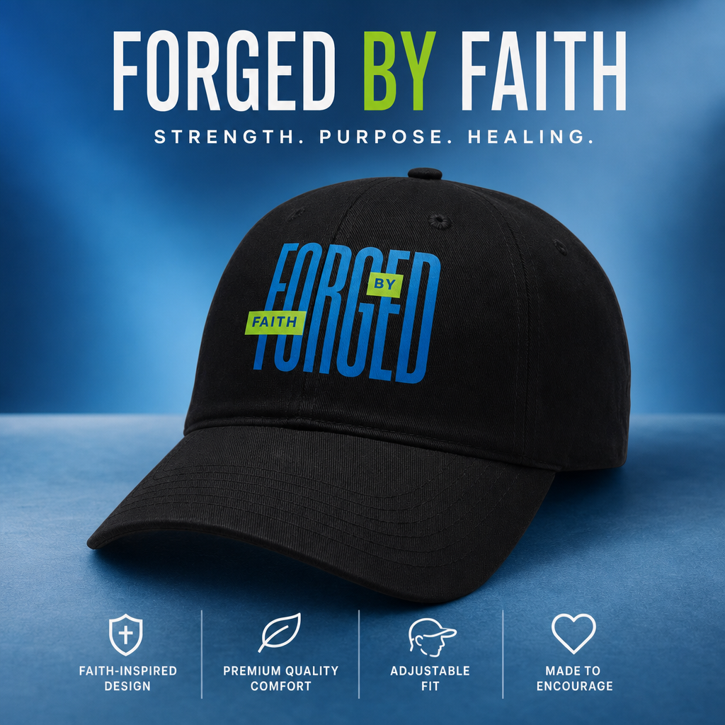 'Forged by Faith' Inspirational Cap