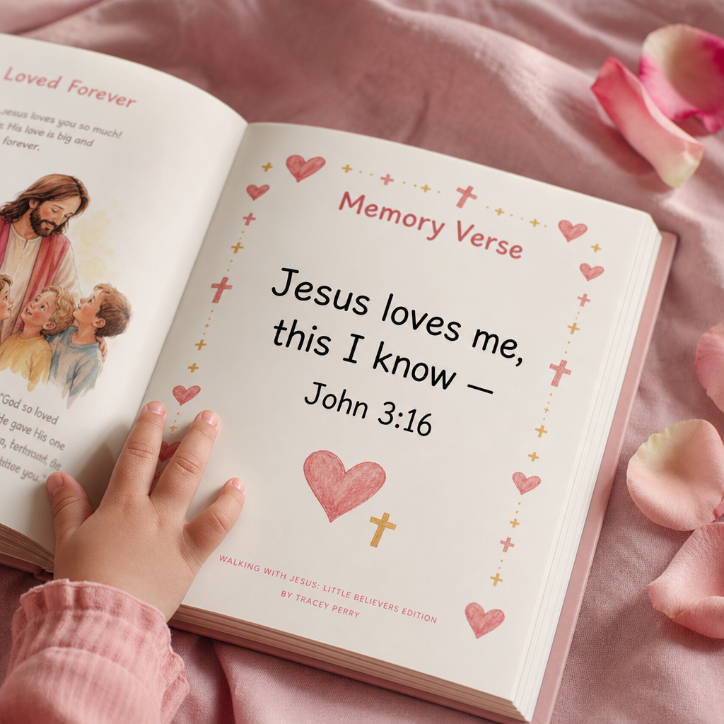 Walking with Jesus: Little Believers Edition — A Children's Faith Devotional by Tracey Perry