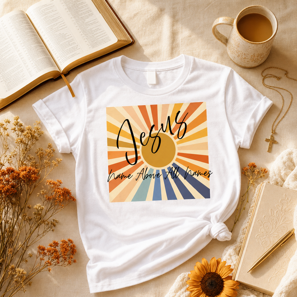 'Jesus, Name Above All Names' Vintage T-Shirt