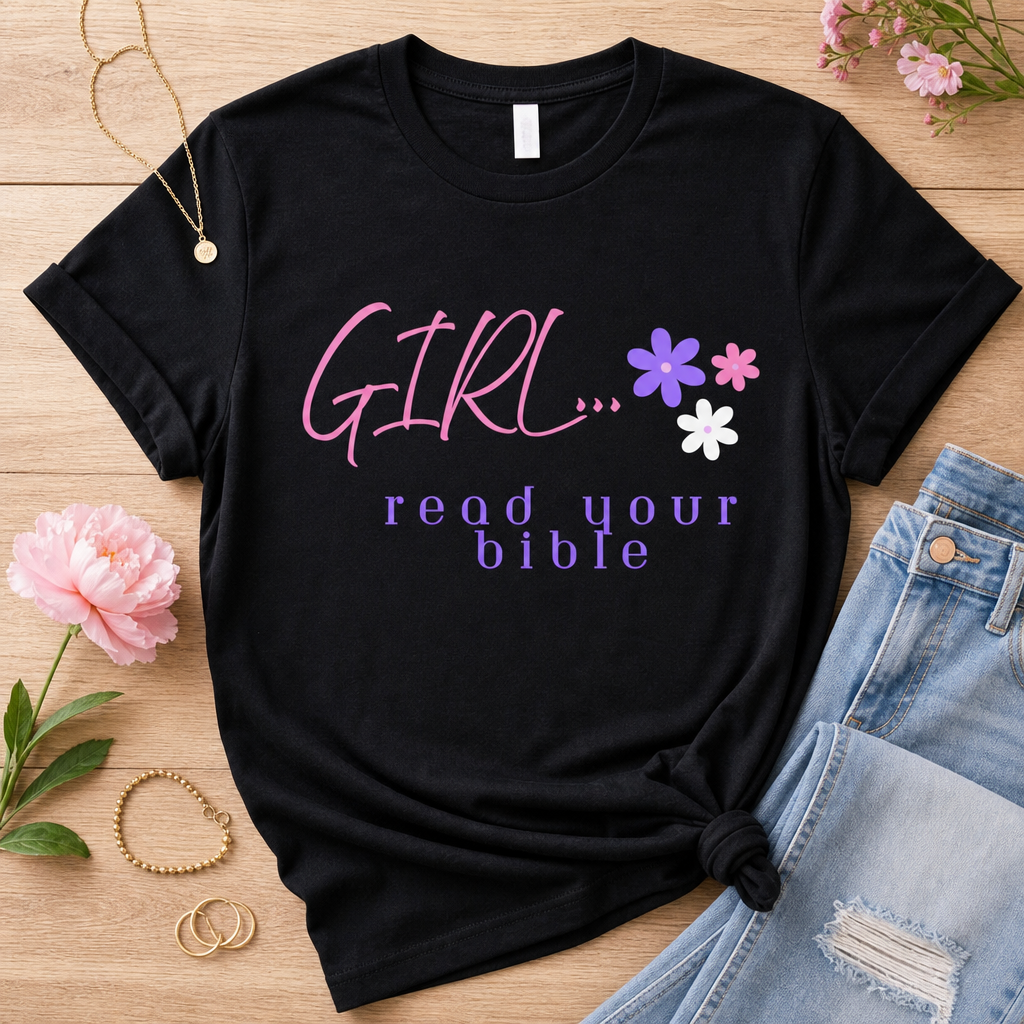 Girl, Read Your Bible T-Shirt
