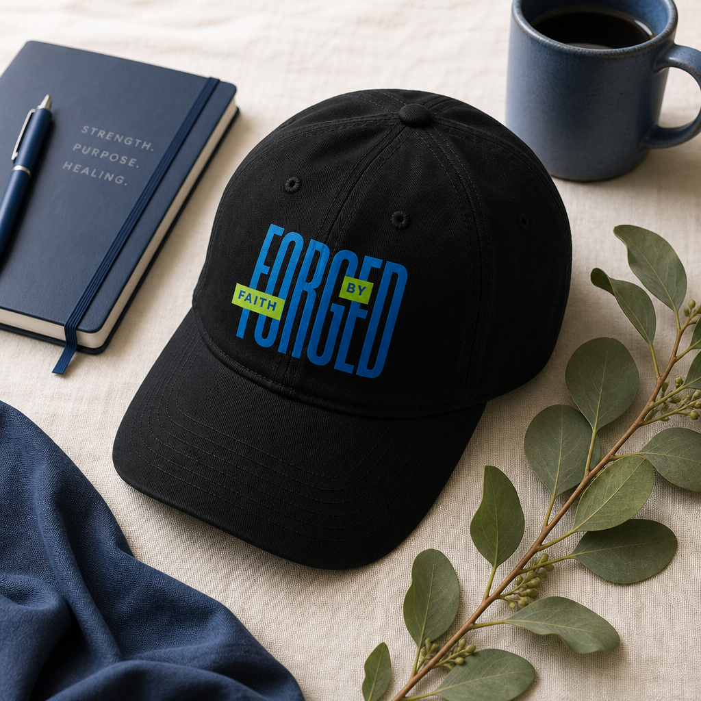 'Forged by Faith' Inspirational Cap