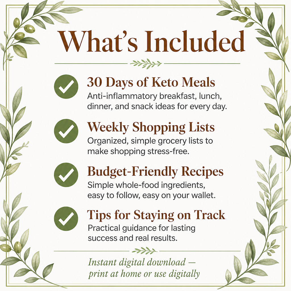 30-Day Keto Meal Plan