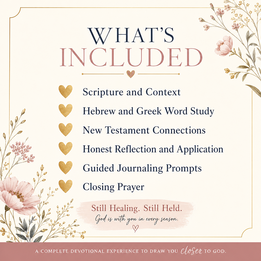Still Healing Still Held Devotional