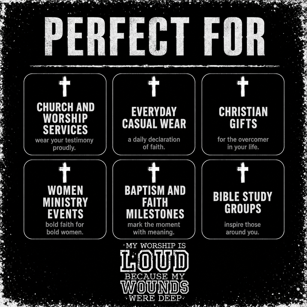 'Loud Worship' Inspirational Christian T-Shirt