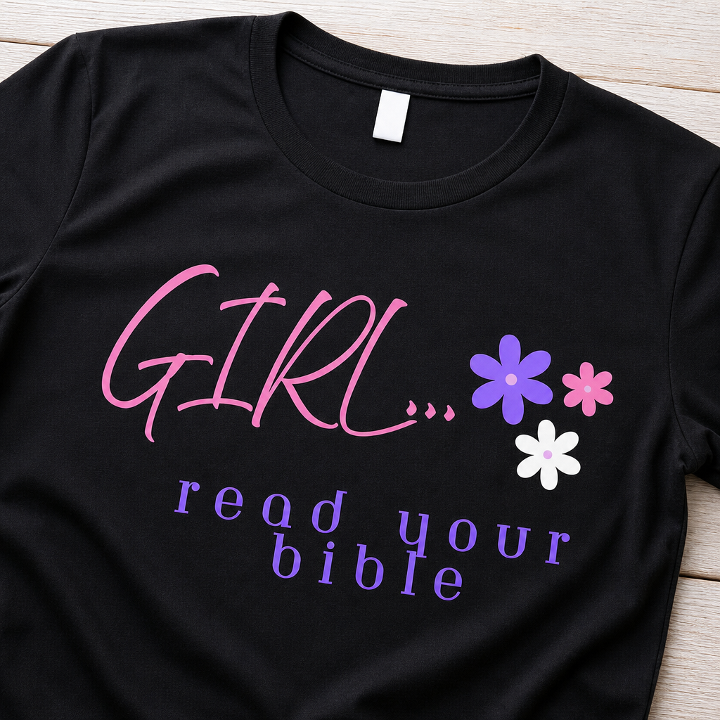 Girl, Read Your Bible T-Shirt