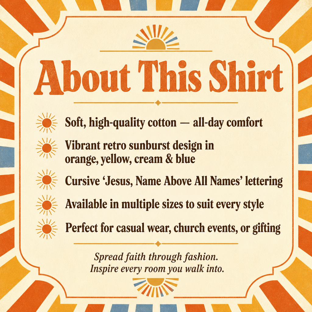'Jesus, Name Above All Names' Vintage T-Shirt