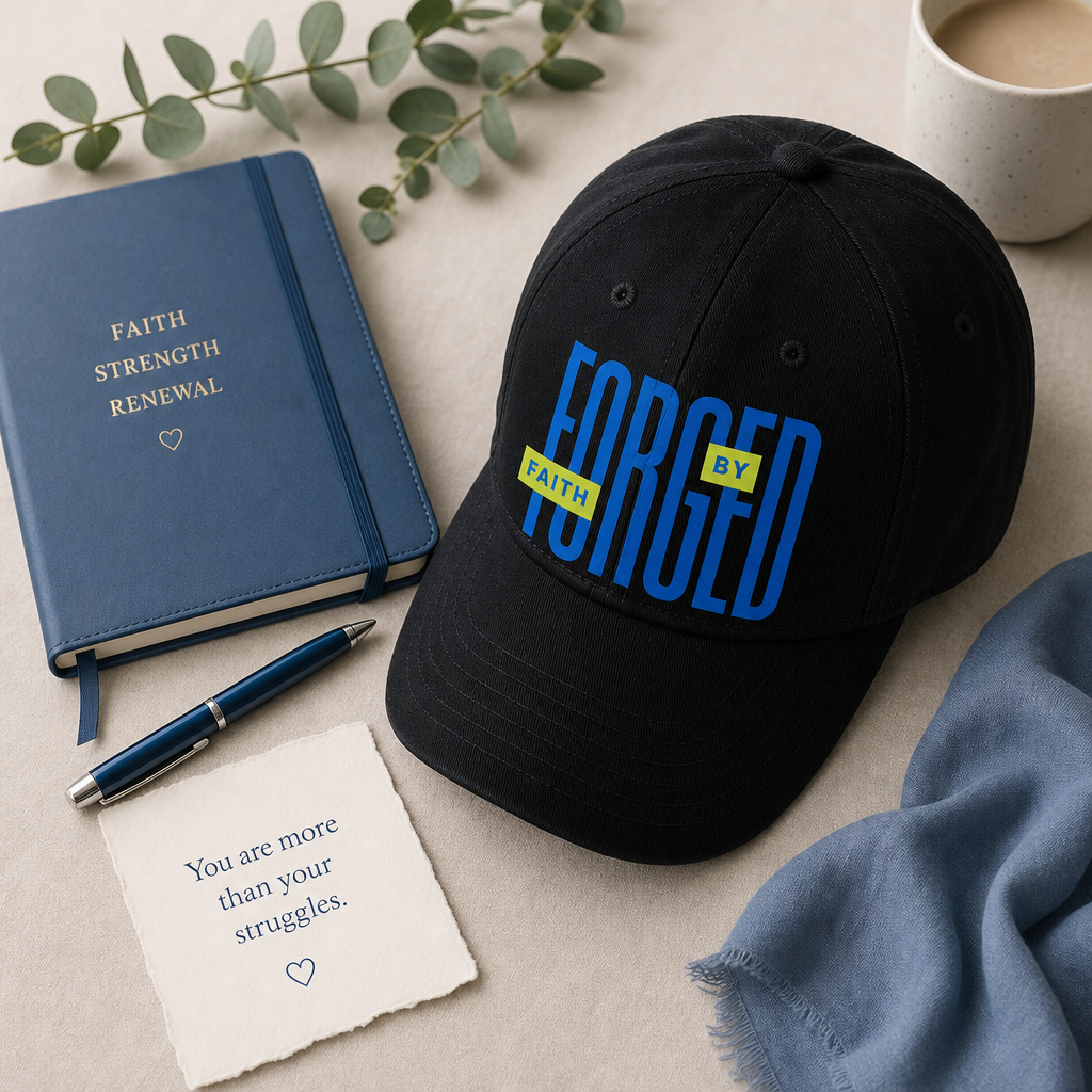 'Forged by Faith' Inspirational Cap