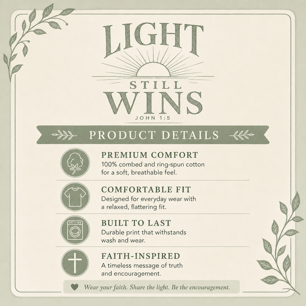 Light Still Wins T-Shirt