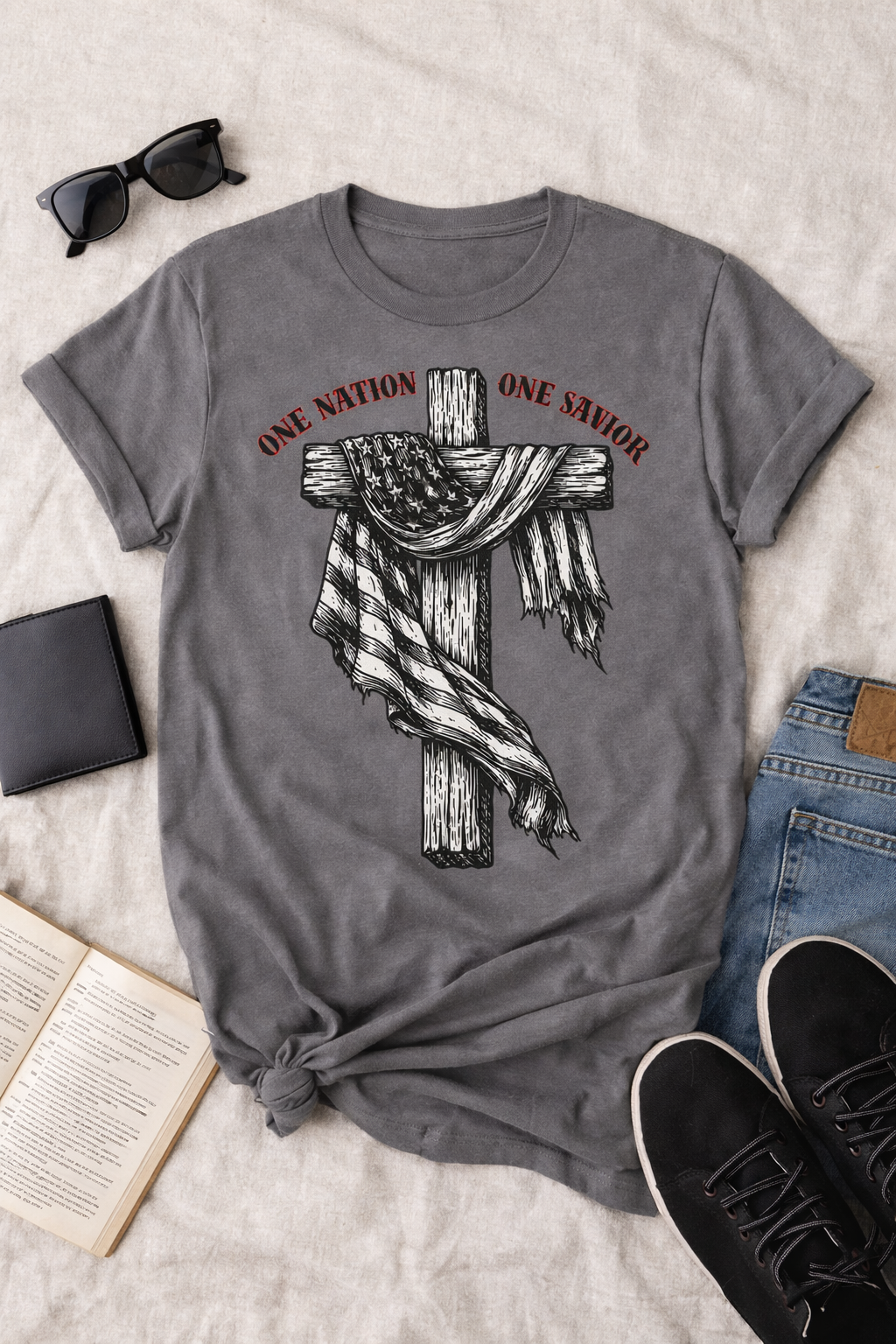 One Nation One Savior Men's T.png