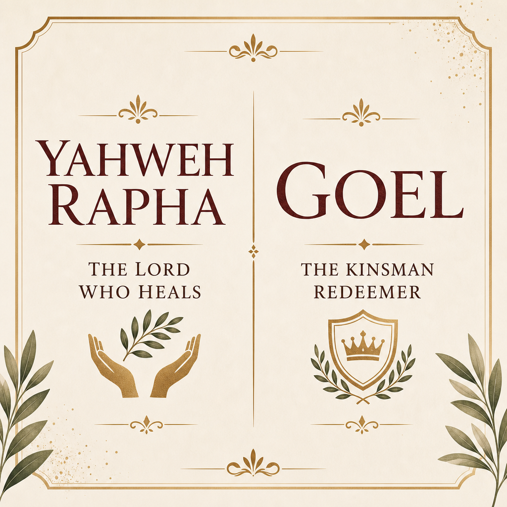 Yahweh Rapha and Goel Bible Study