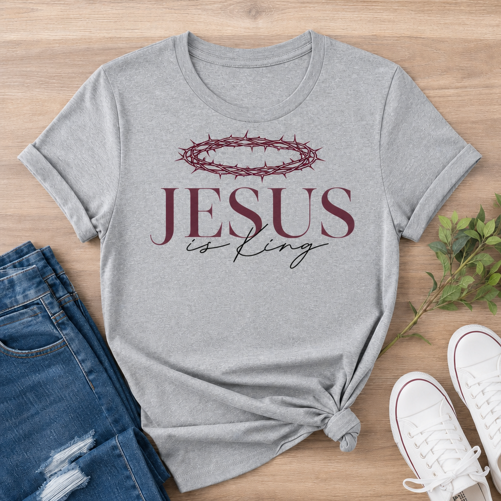 'Jesus is King' Inspirational T-Shirt