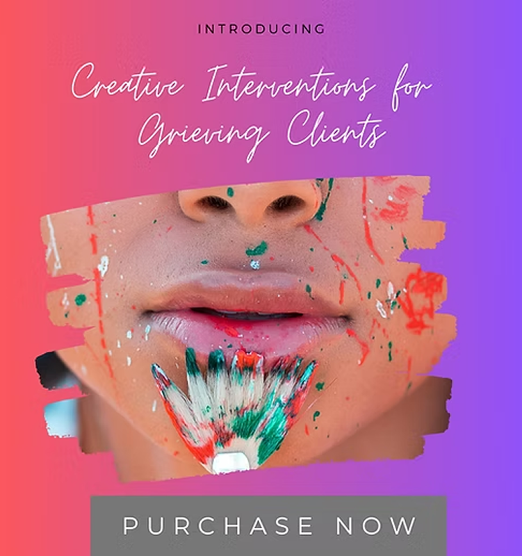 Close-up of a child's mouth and nose with colorful paint splatters on their face and chin, partially obscured by a torn pink and purple background.