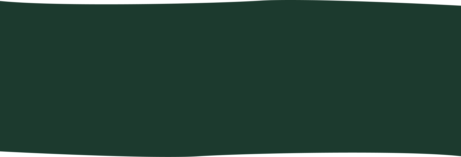 A dark green, unevenly shaped rectangle with a black base at the bottom.