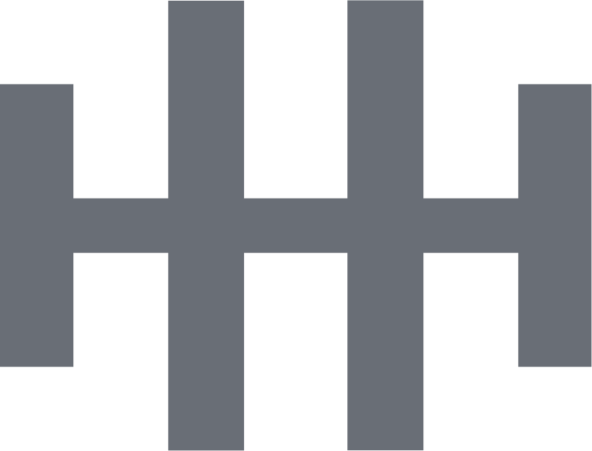 Gray geometric pattern with interlocking rectangular blocks forming a symmetrical design