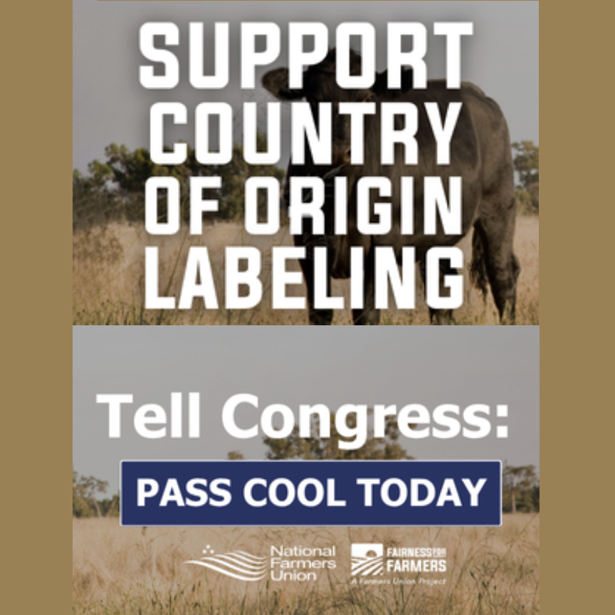 Tell Congress: Reinstate Mandatory COOL Now!