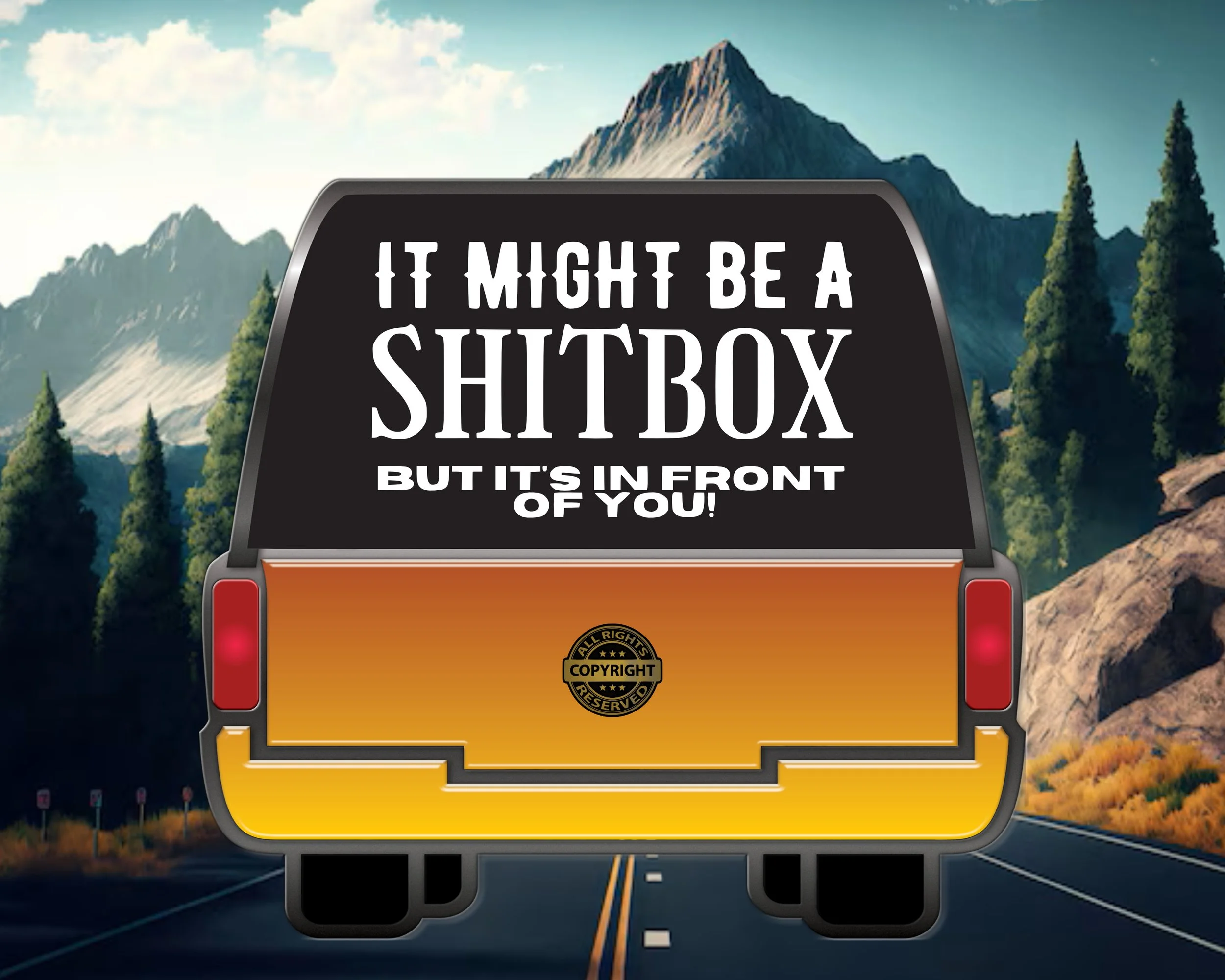 It Might be a Shitbox Vinyl Decal