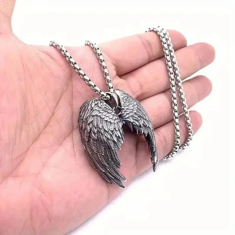 Angel Wings Stainless Steel  Necklace.1.jpg