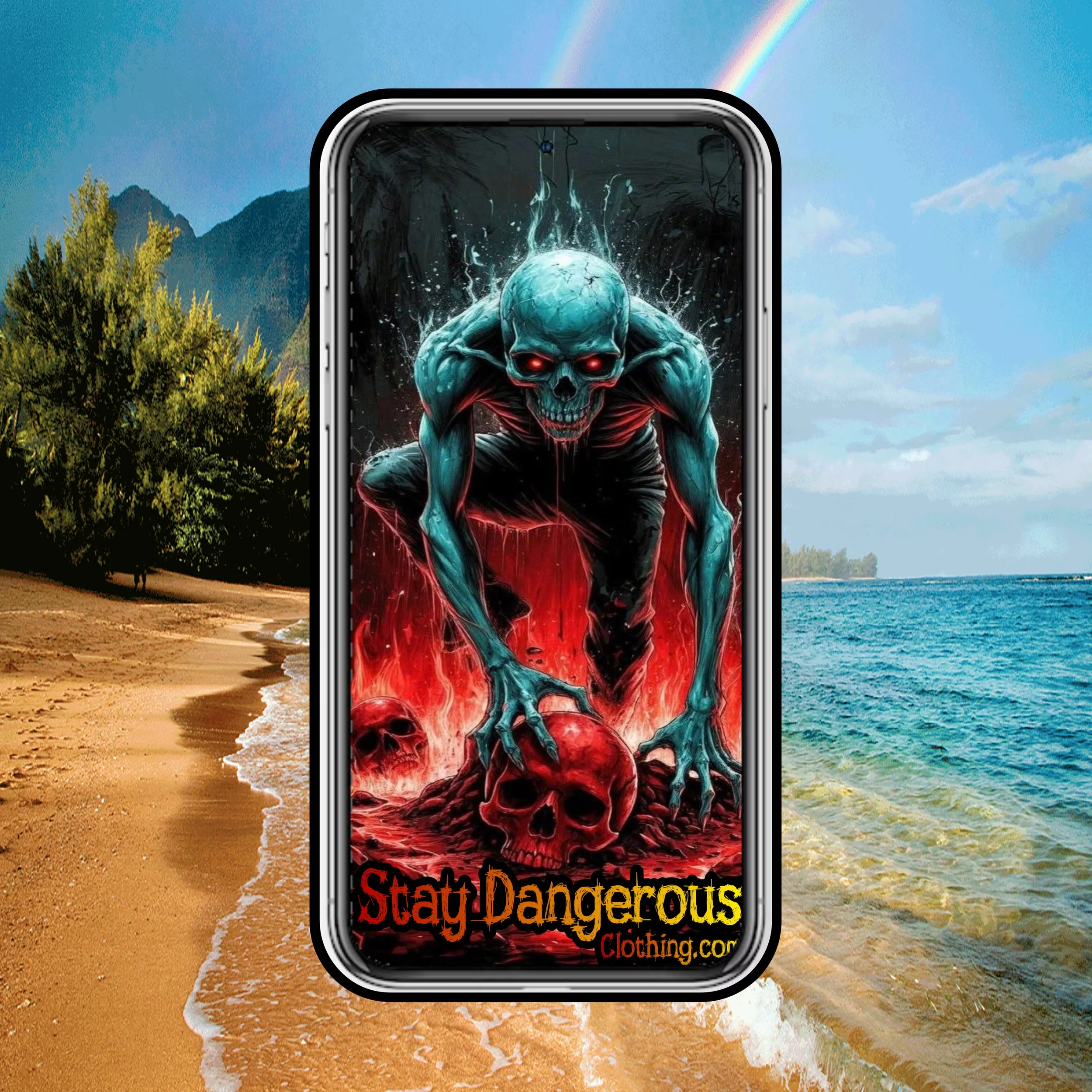 Stay Dangerous Cell Phone Background