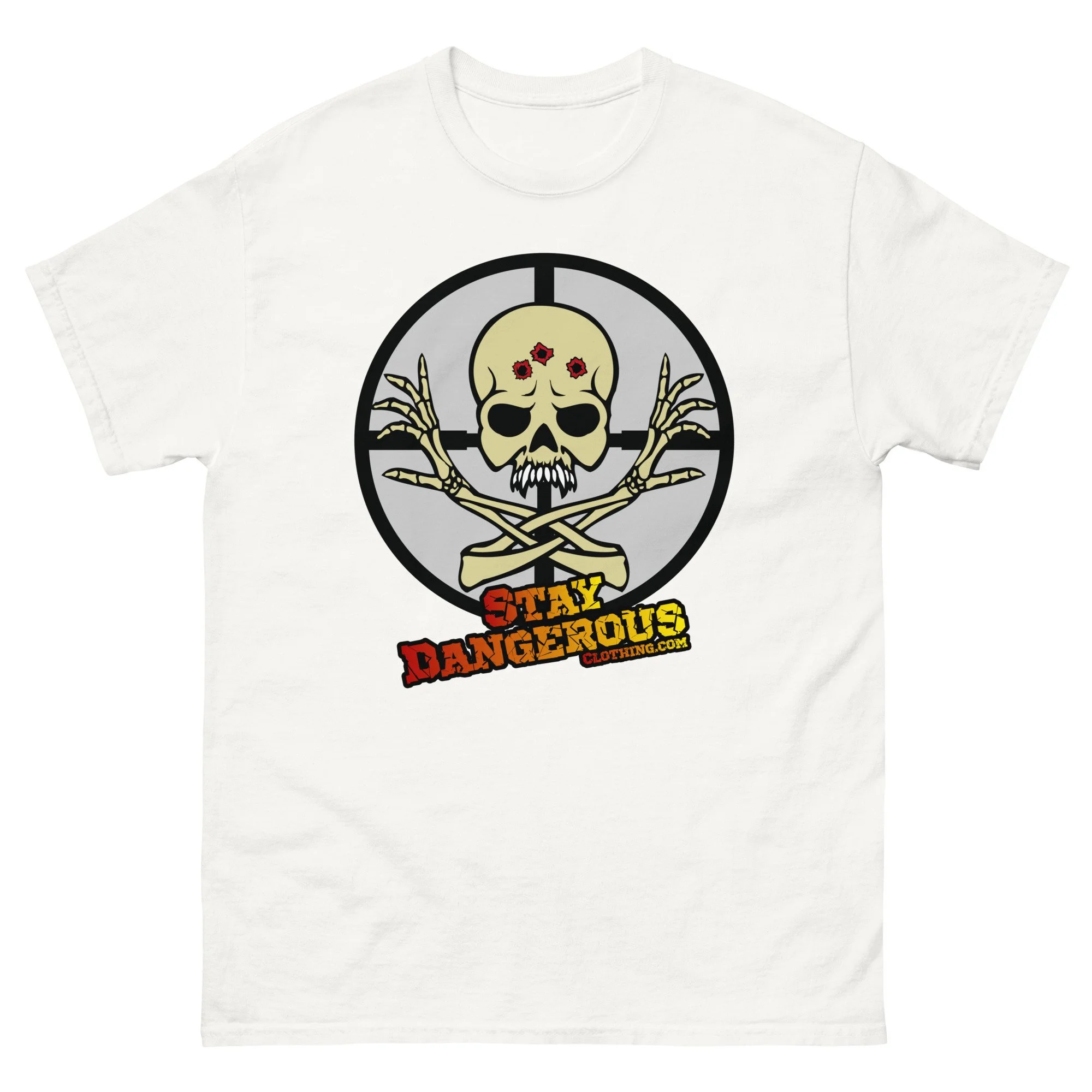 Stay Dangerous Skull & Bones Unisex T-Shirt