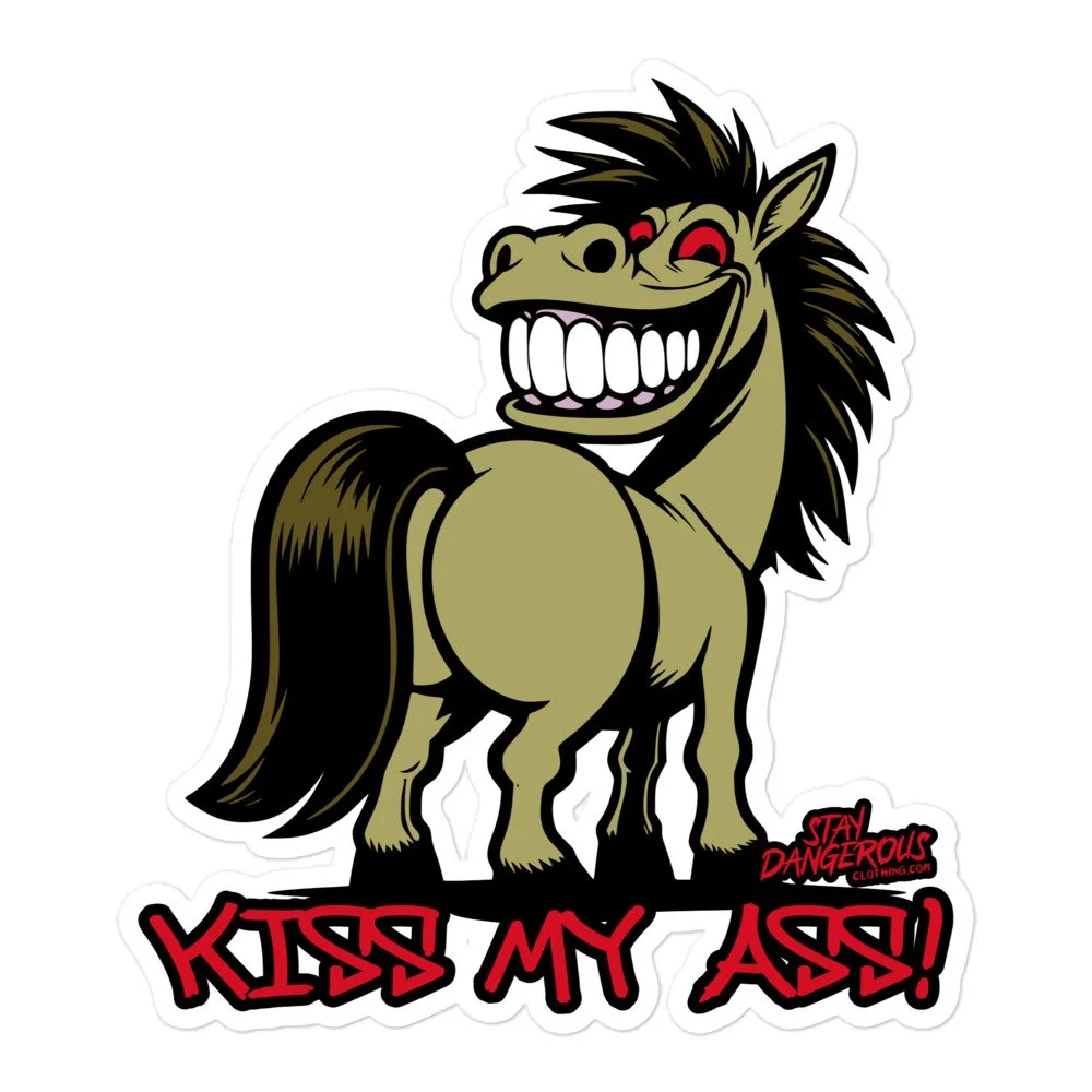 Kiss my Ass Stickers