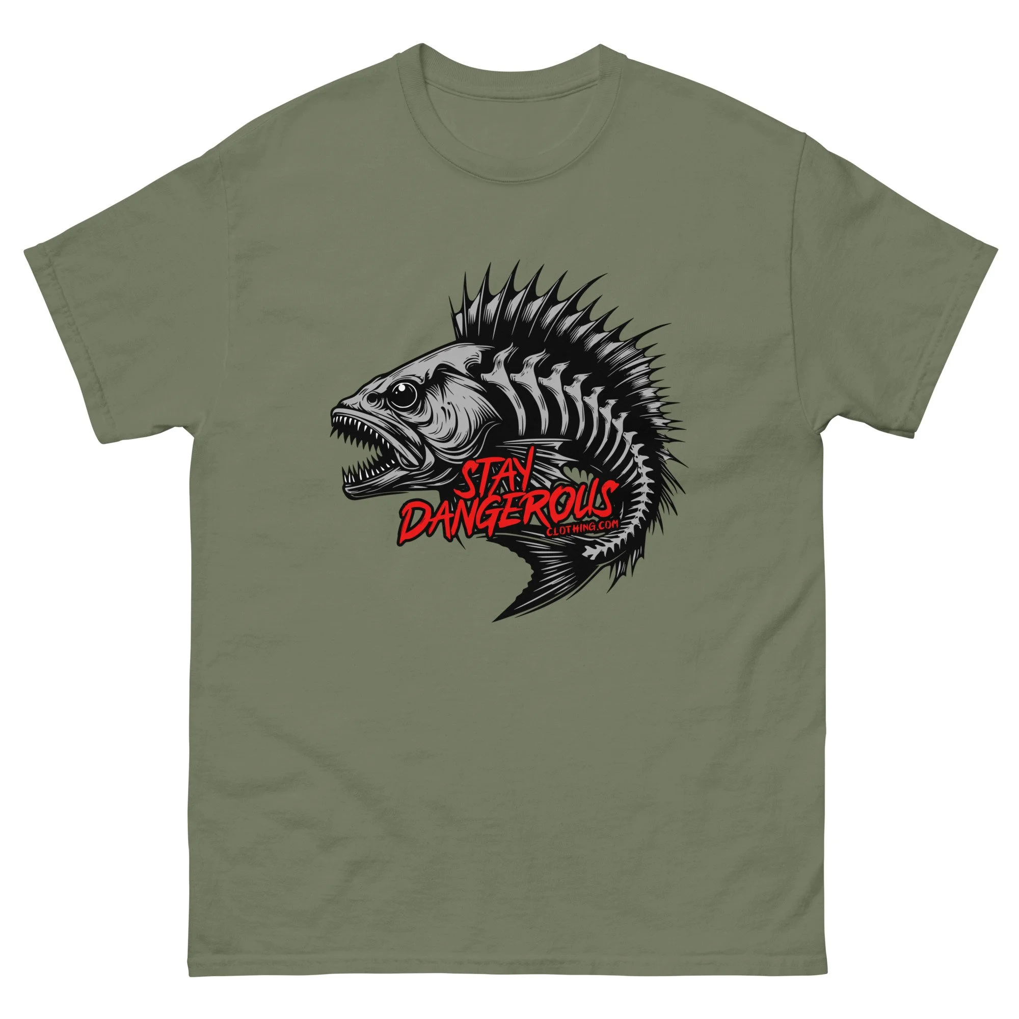 Stay Dangerous Fish Bones Unisex T-Shirt