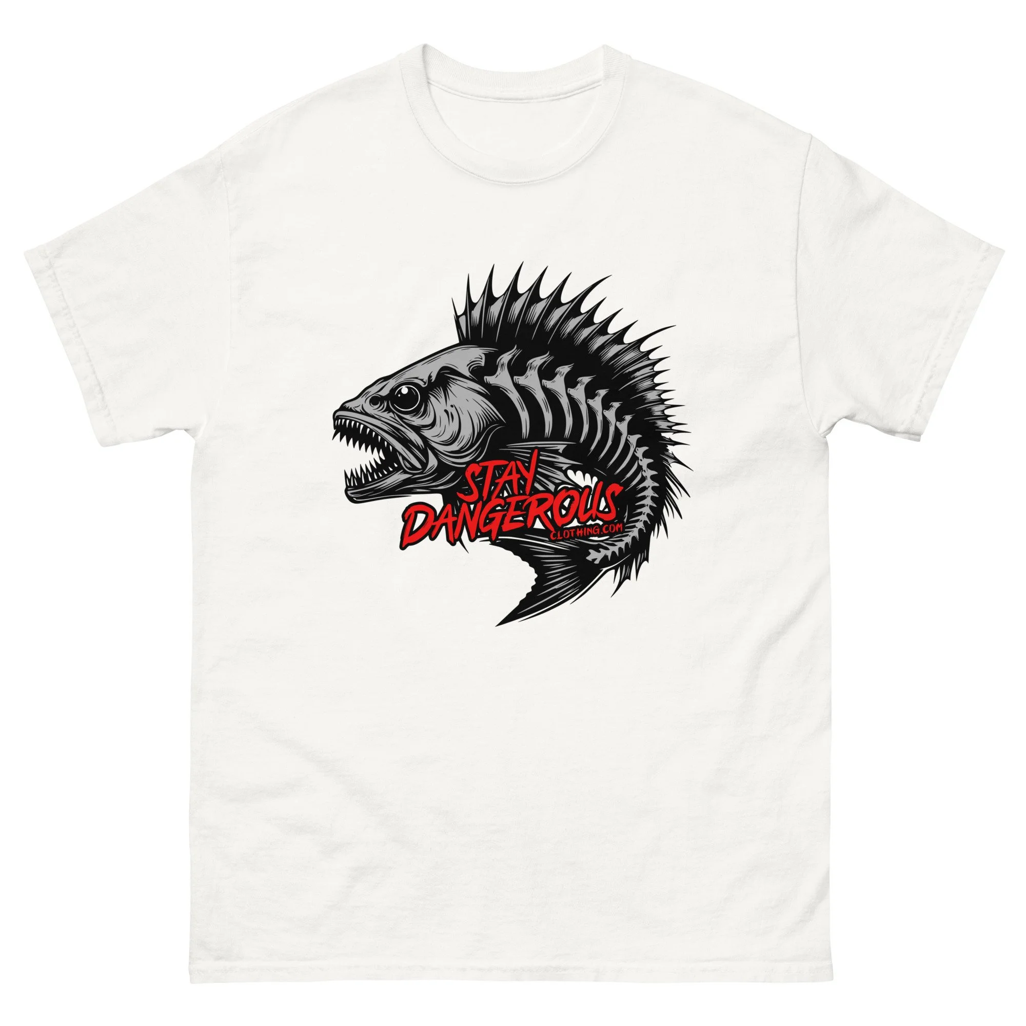 Stay Dangerous Fish Bones Unisex T-Shirt