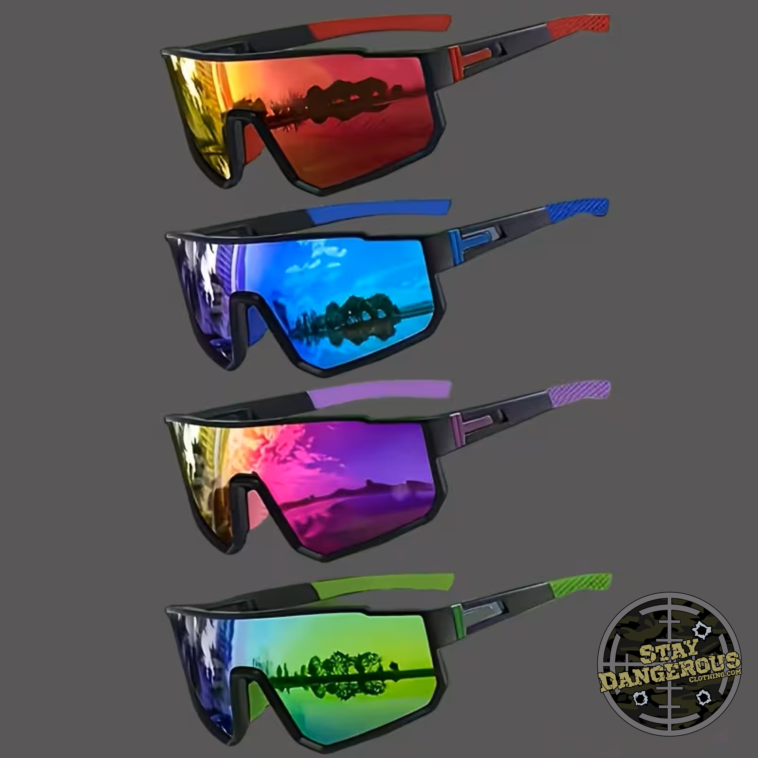 Stay Dangerous Stylish Sunglasses ( Set of 4 )