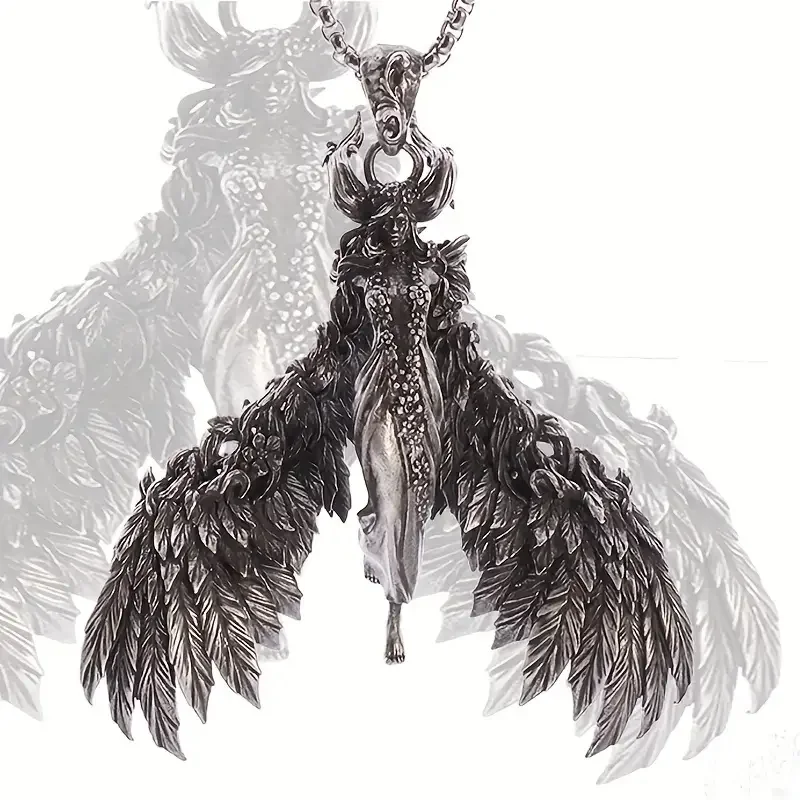 Maleficent Witch Pendant Necklace.1.webp
