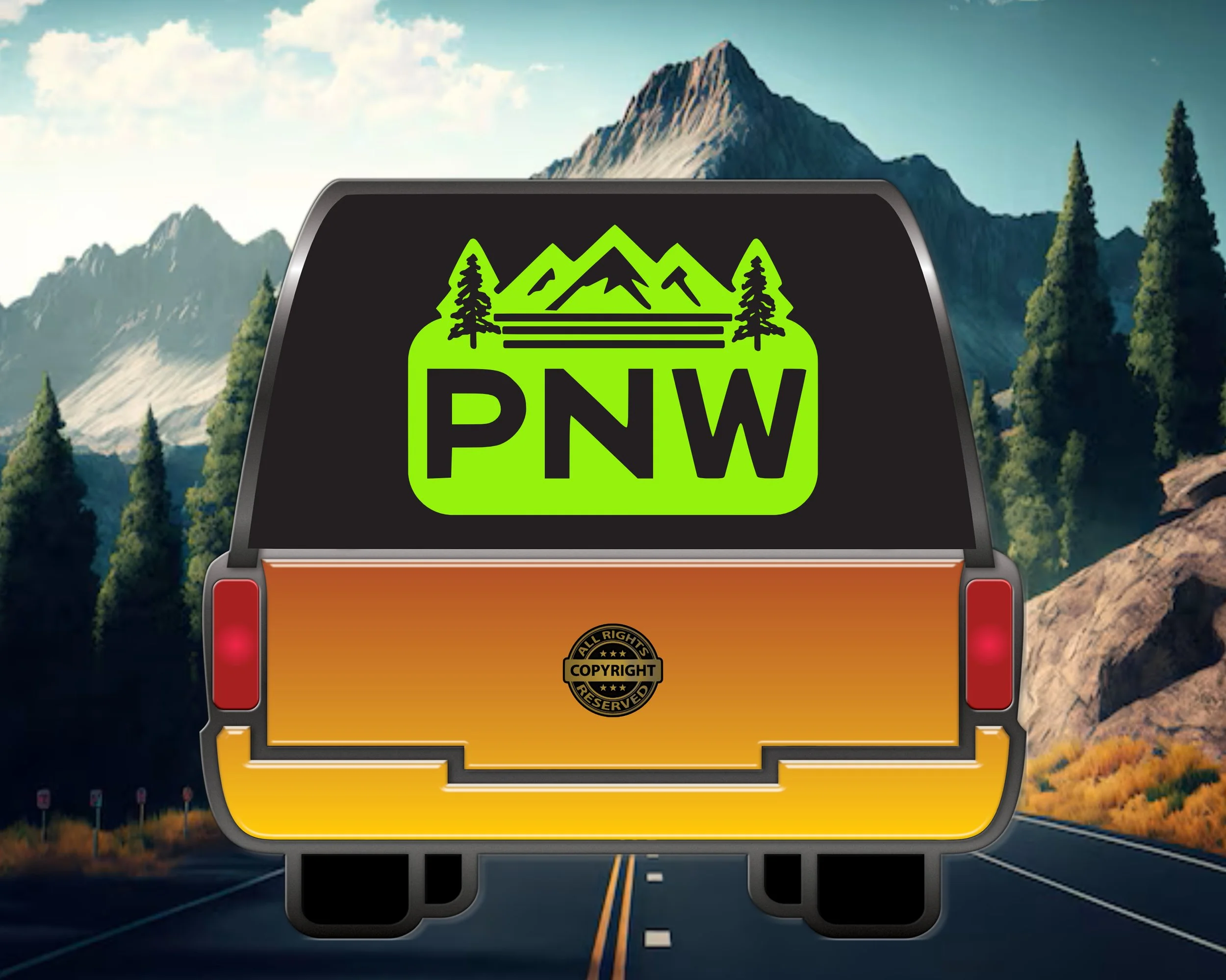PNW Vinyl Decal