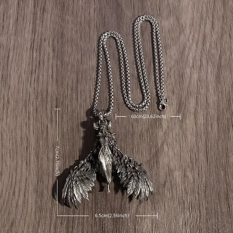 Maleficent Witch Pendant Necklace..webp