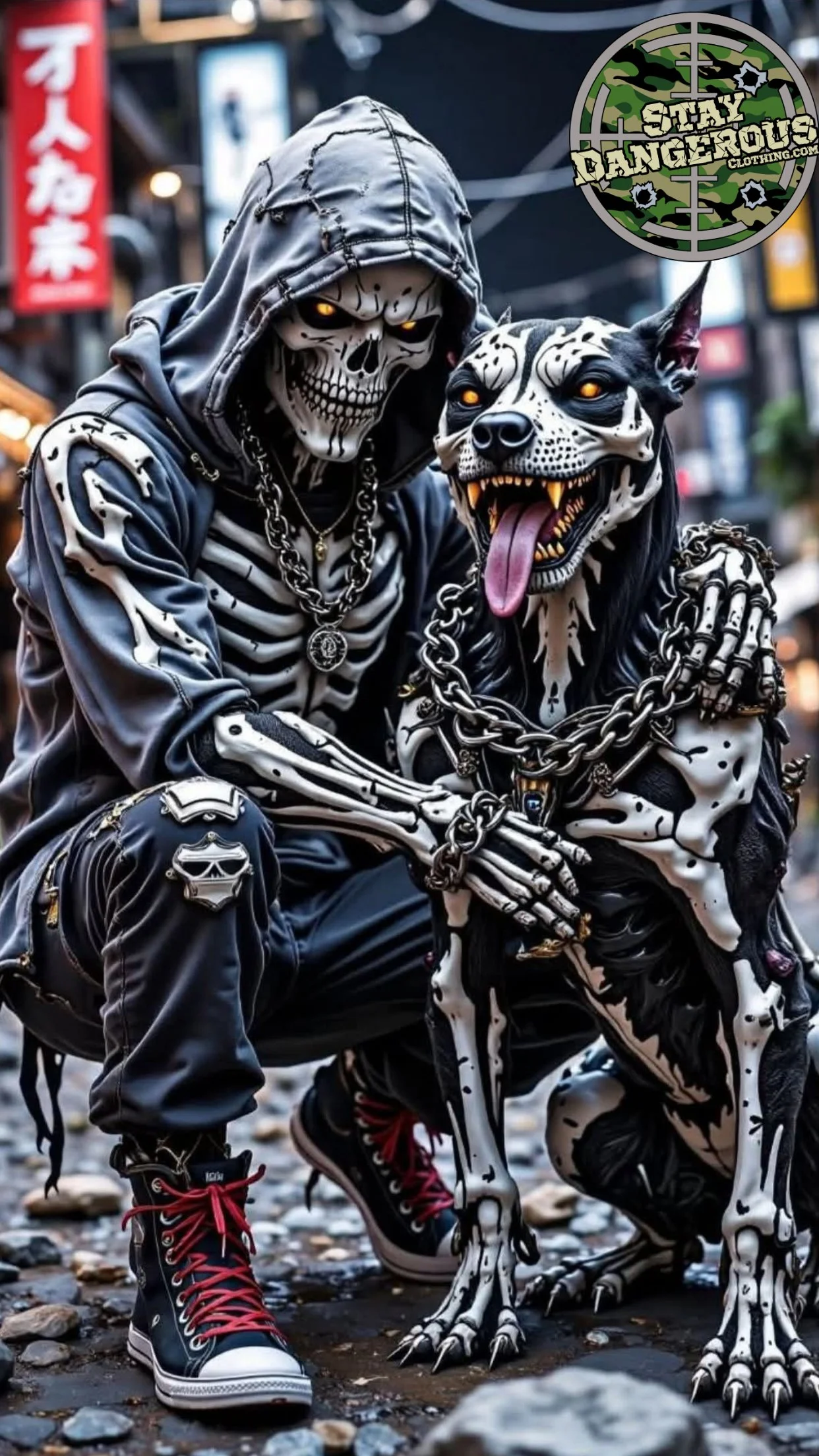 Stay Dangerous Cell Phone Background