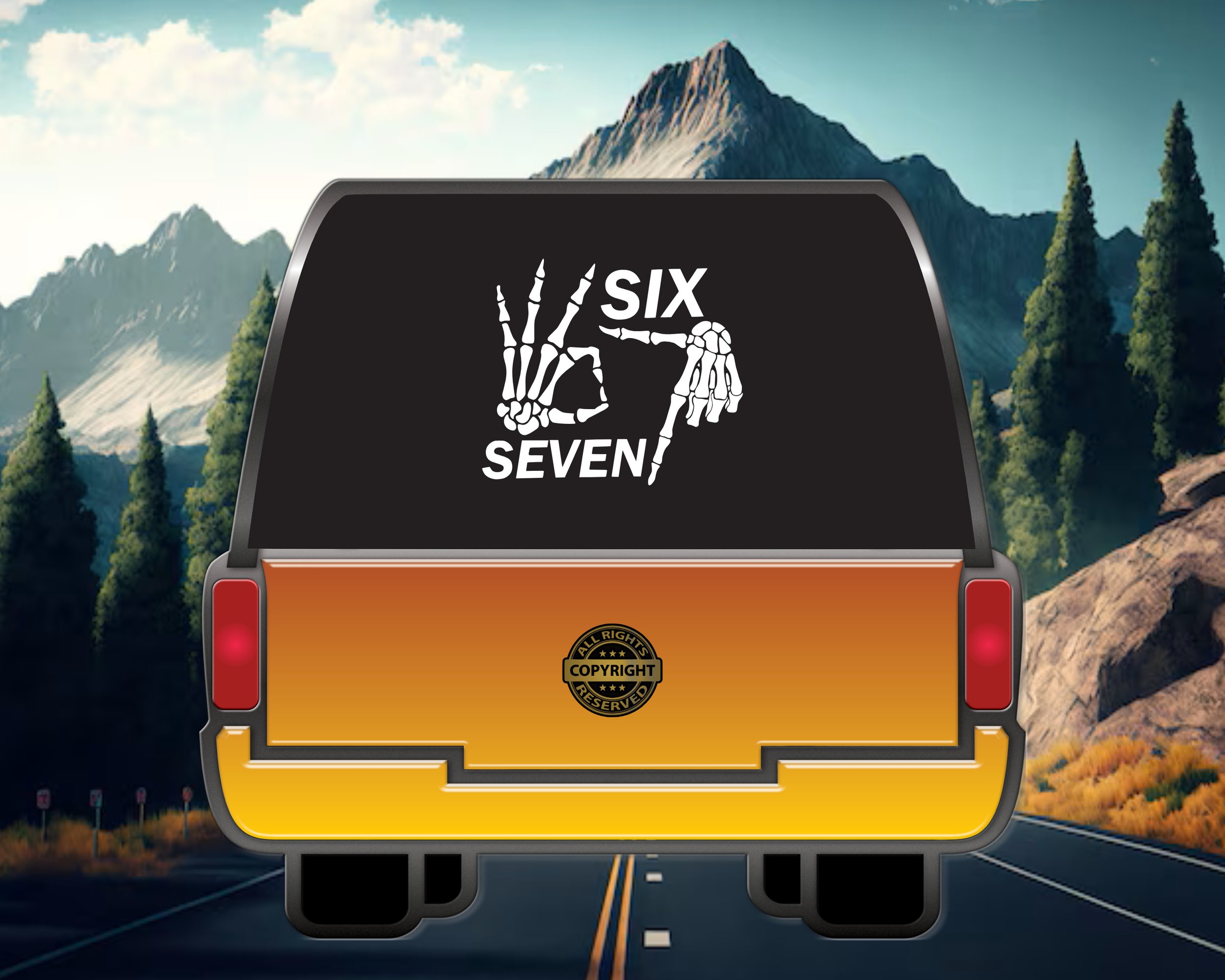 Six Seven Vinyl Decal