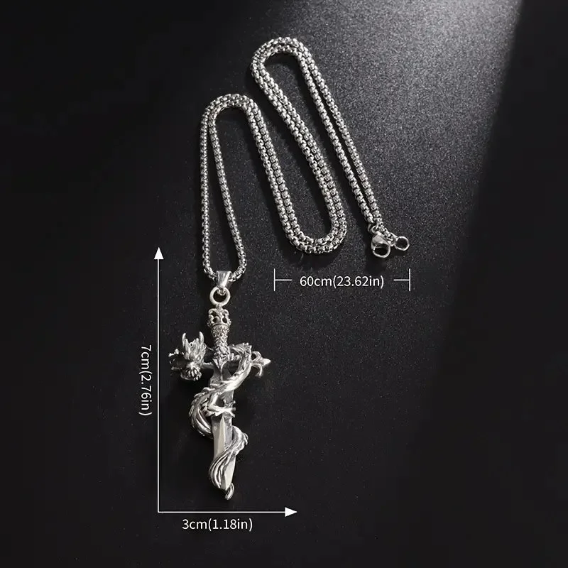 Chinese Dragon Holy Sword Pendant Necklace.2.jpg