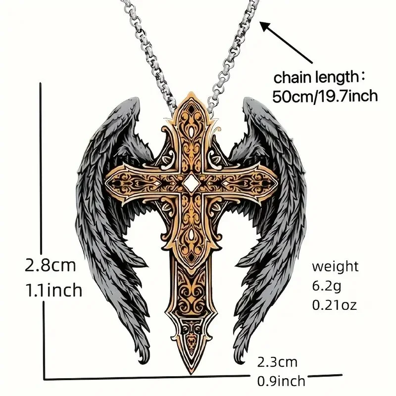 Trendy Winged Cross Necklace.3.jpg