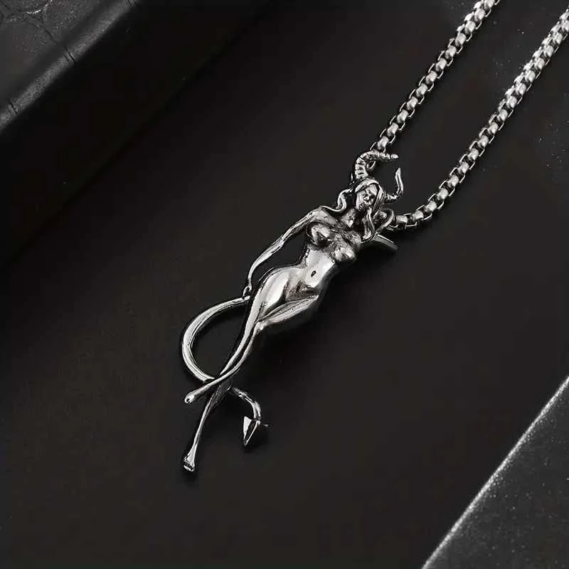 Taurus Horn Goddess Pendant Necklace.1.jpg