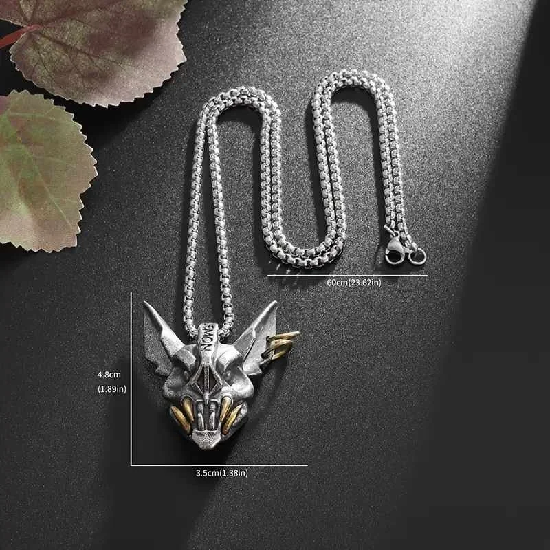 Demon Bat Head Pendant Necklace.2.jpg