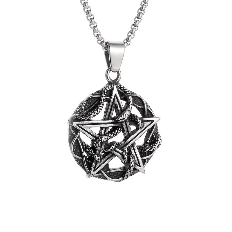 Pentagram Snake Necklace.jpg