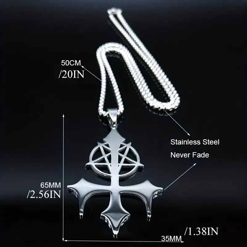 Stainless Steel Pentagram Necklace.5.jpg