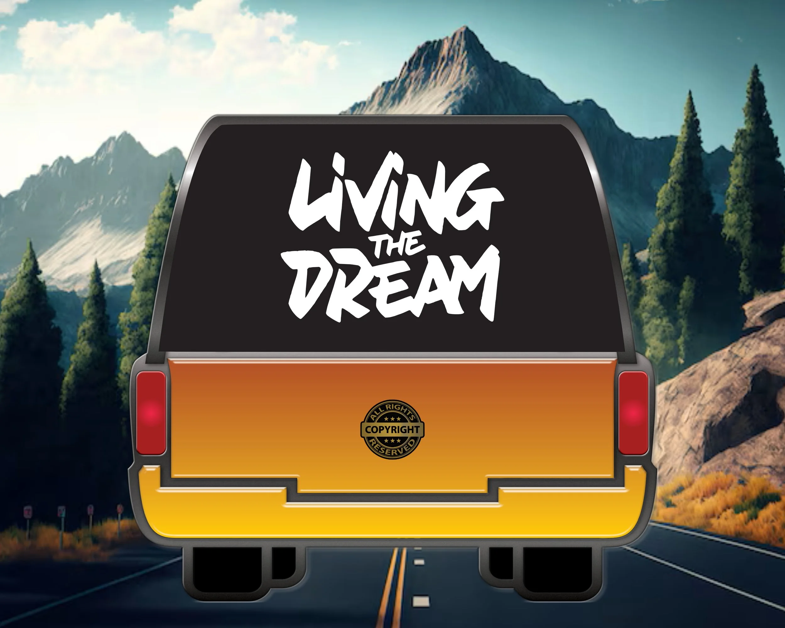 Living the Dream Vinyl Decal