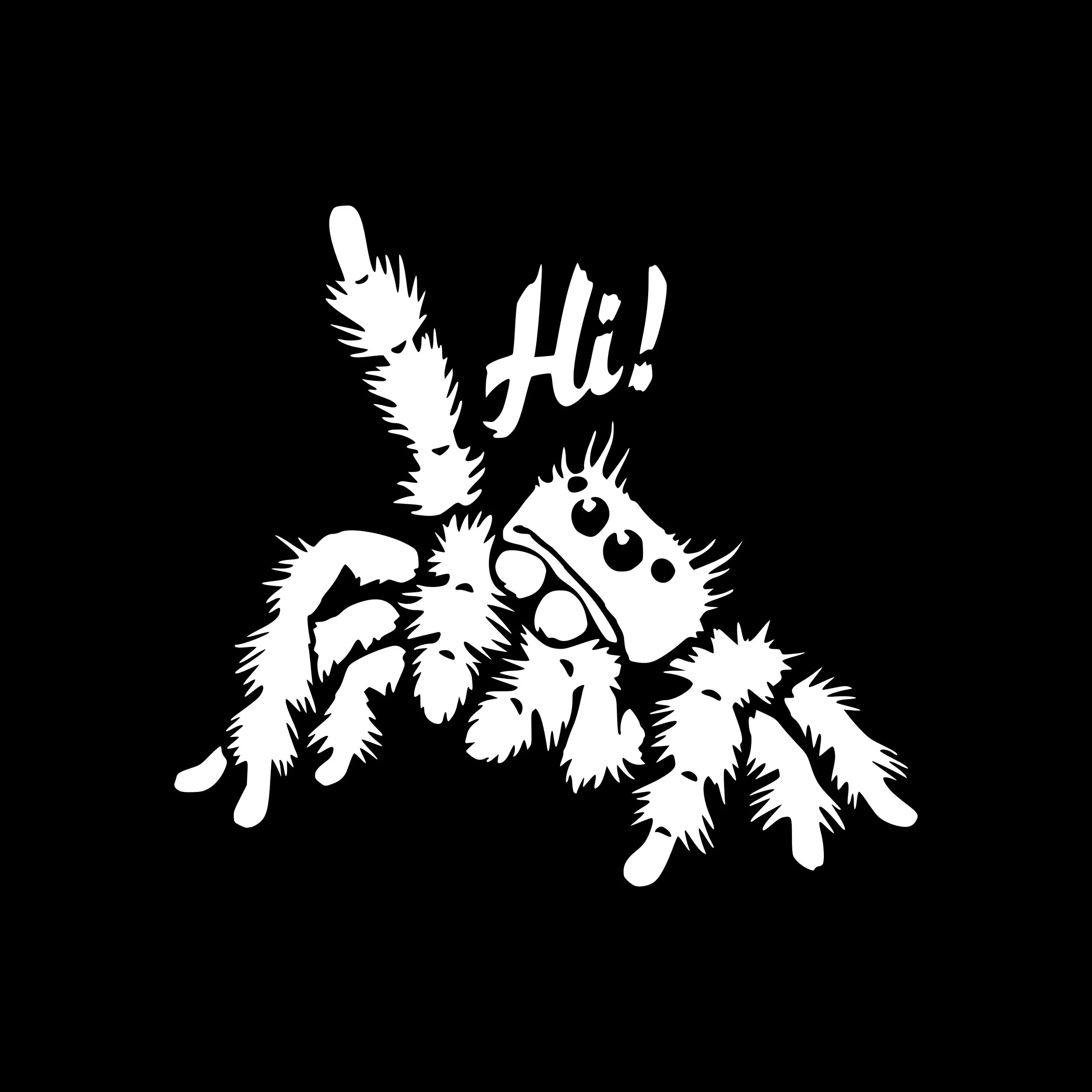Hi! Spider Vinyl Decal