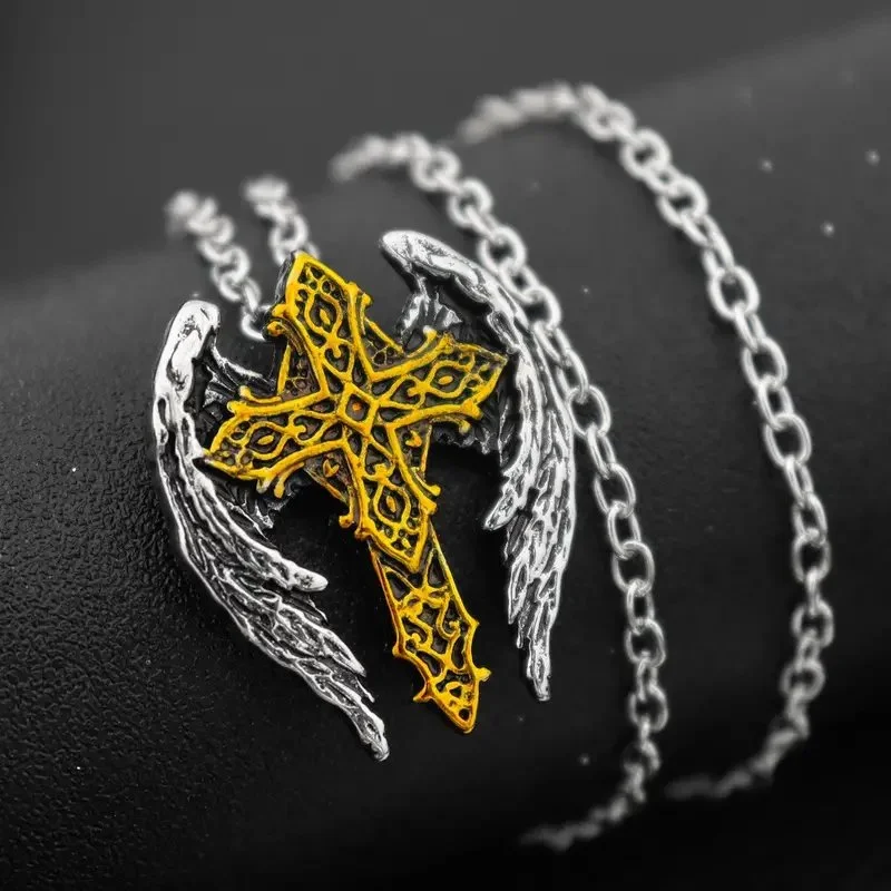 Trendy Winged Cross Necklace.1.jpg