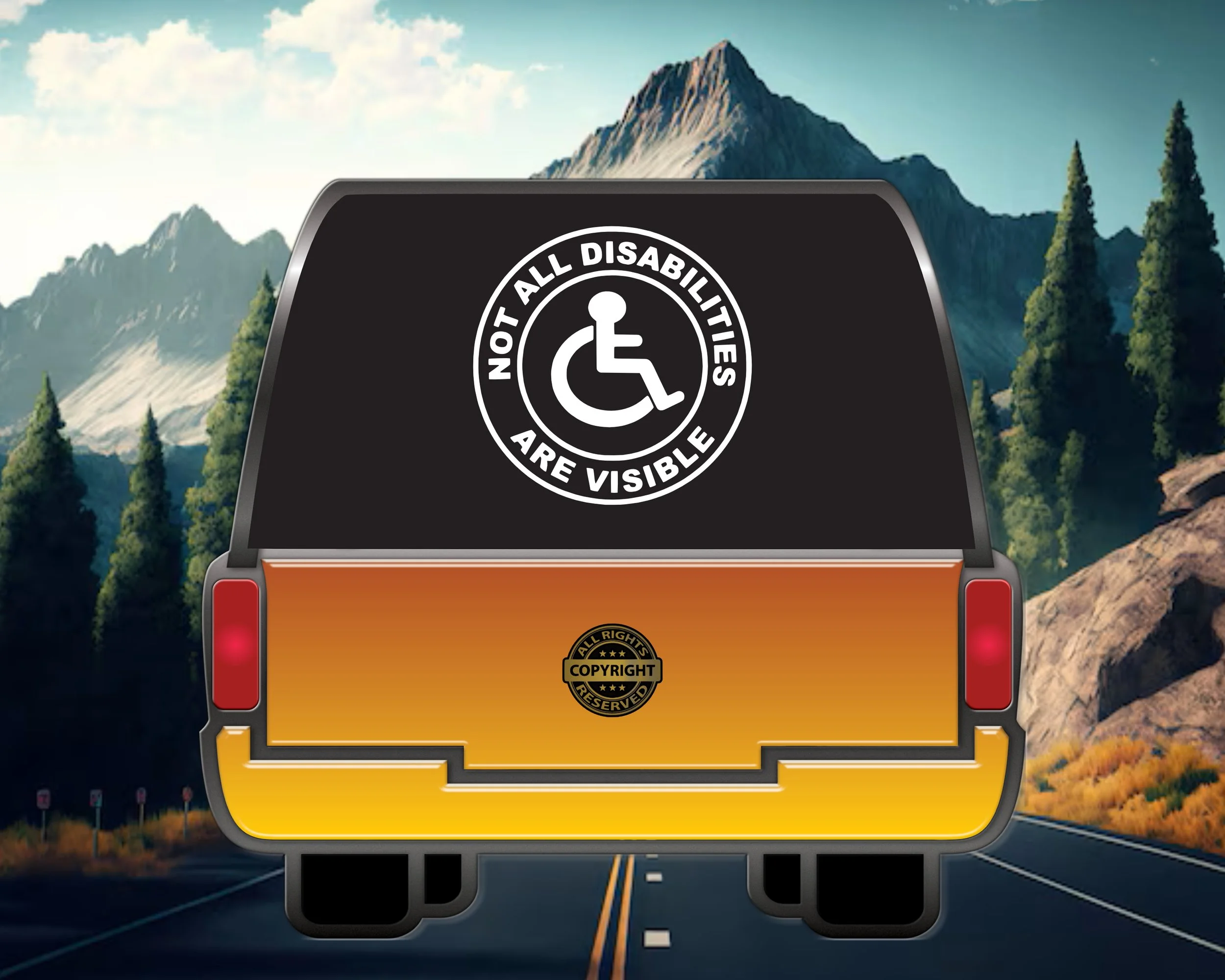 Not all Disabilities are visible Vinyl Decal