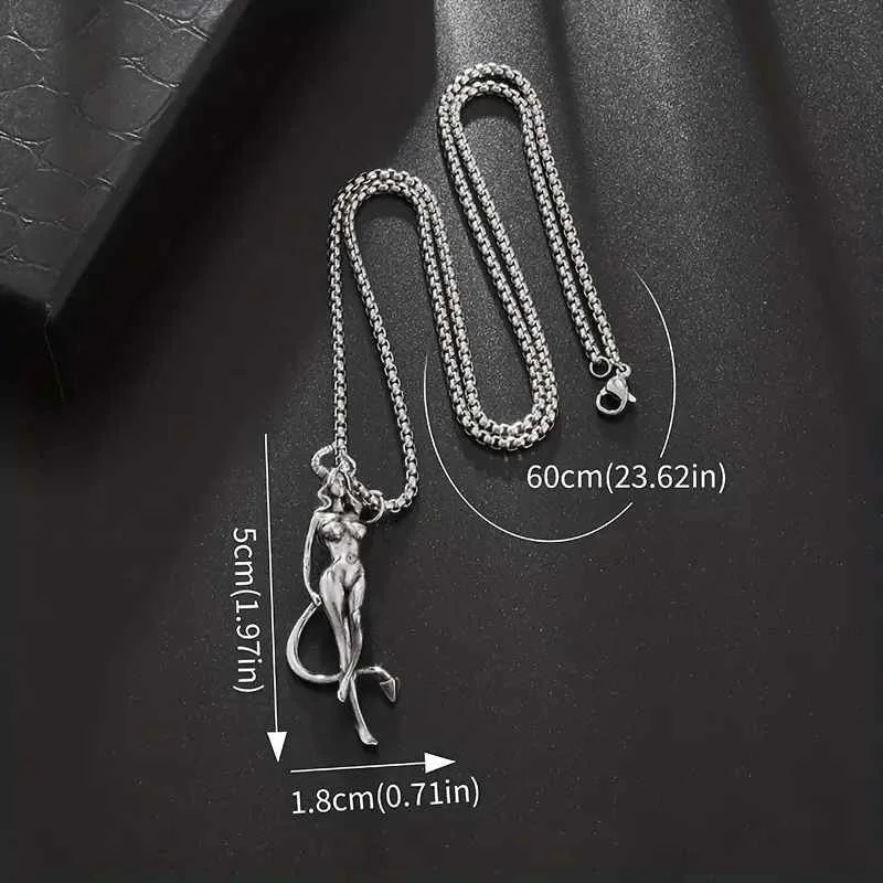 Taurus Horn Goddess Pendant Necklace.3.jpg