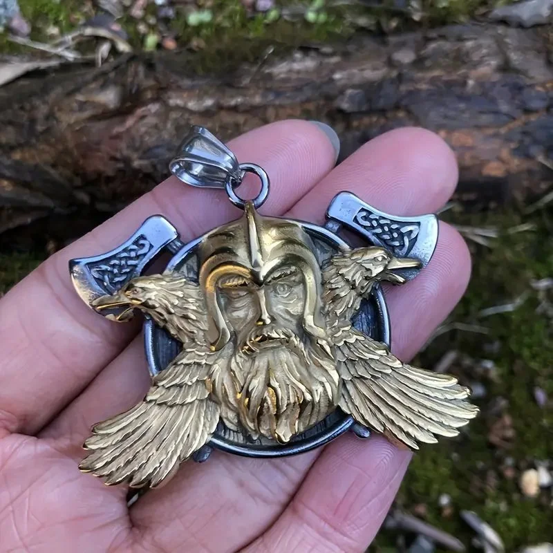Viking Odin's Axe Men's Pendant Necklace.jpg