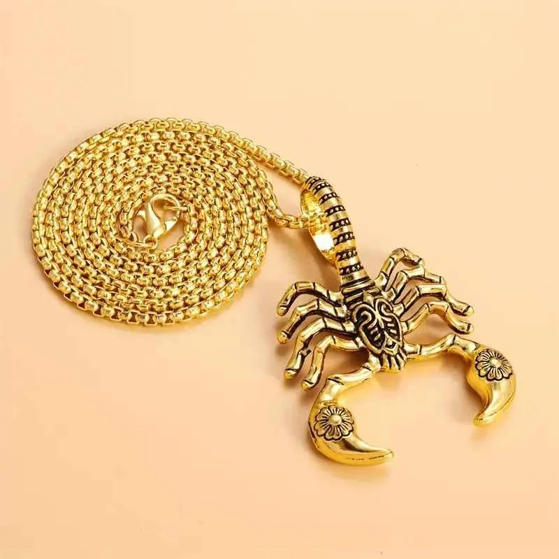 Titanium Steel Scorpion Necklace..jpg