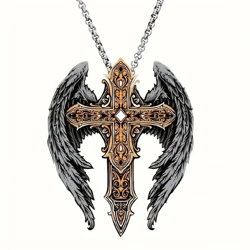 Trendy Winged Cross Necklace.4.jpg