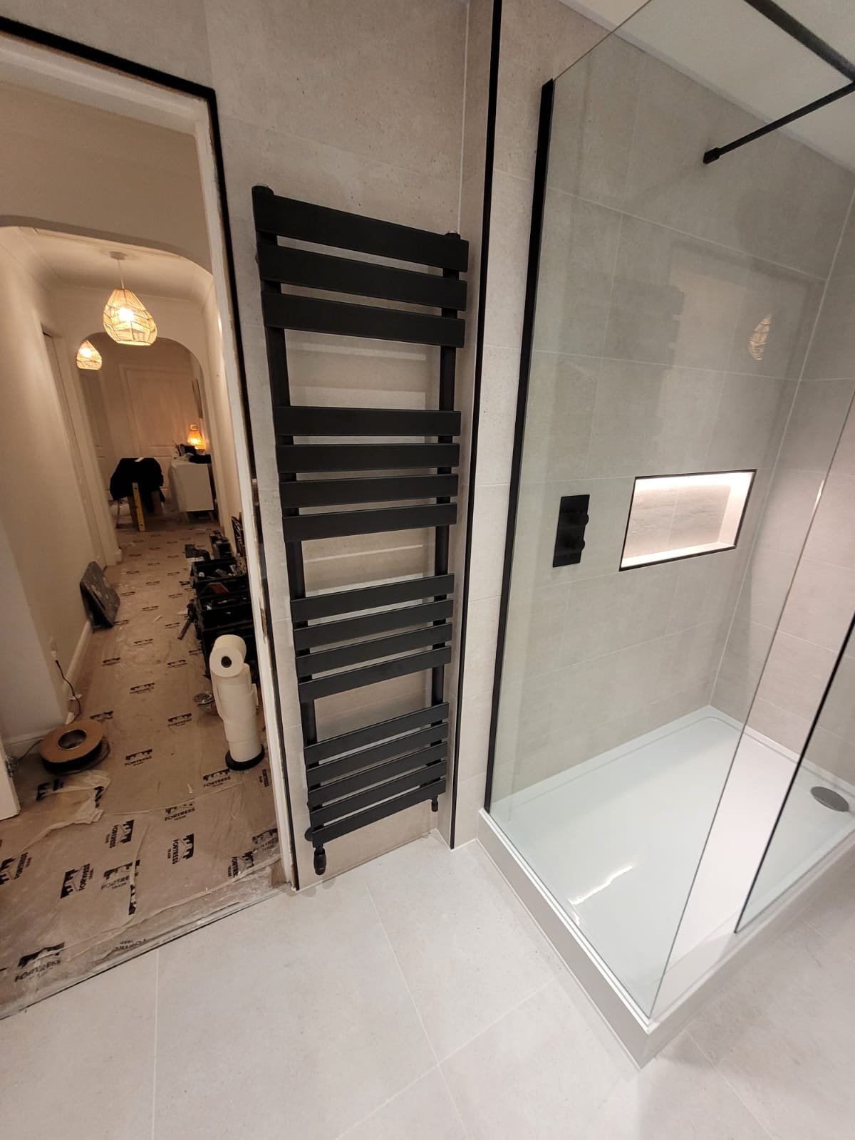 Niche Installed With Light