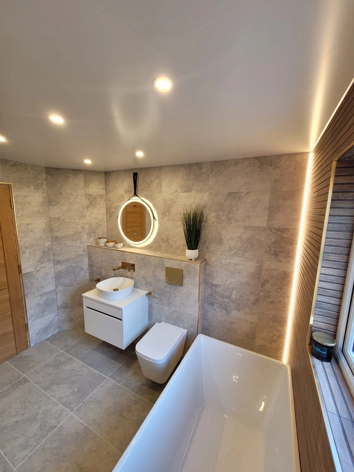 Brushed Brass Luxury Bathroom